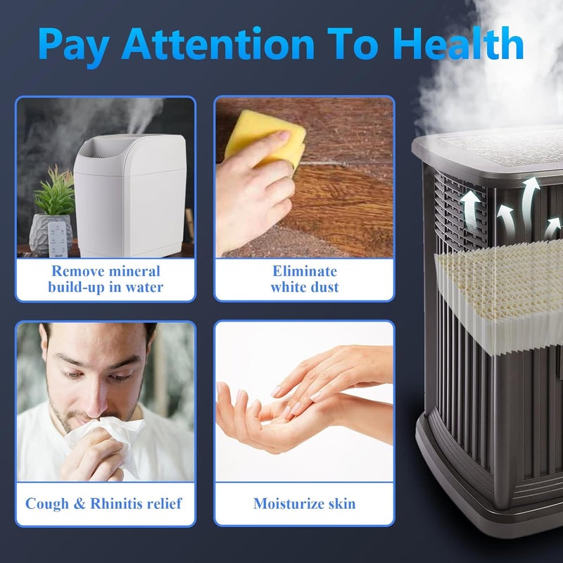 Funmit 1043 Super Humidifier Wick Filter (4 Pack) Replacement for Essick Air AIRCARE EP9500, EP9700, EP9800, EP9R500, EP9R800, 821000, 826000, 826800, 831000 Bemis Space Saver 800 8000 Humidifiers - Image 5